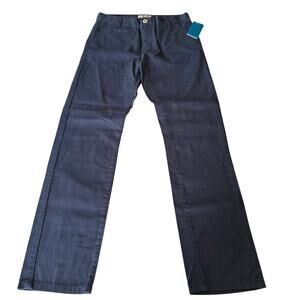New penguin boys navy dress blue uniform pants sz 14 straight leg chino casual